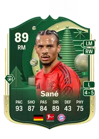 Leroy Sané Winter Wildcards 89 Overall Rating