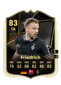 Marvin Friedrich Team of the Week 83 Overall Rating