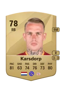 Rick Karsdorp Common 78 Overall Rating