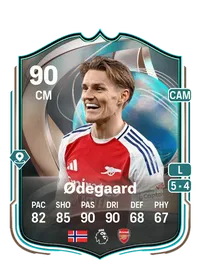 Martin Ødegaard Globetrotters 90 Overall Rating