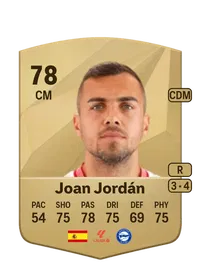 Joan Jordán Common 78 Overall Rating