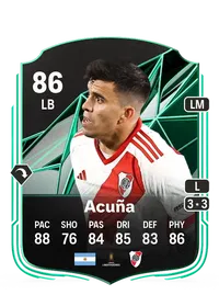 Marcos Acuña SQUAD FOUNDATIONS 86 Overall Rating