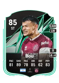 Walter Bou SQUAD FOUNDATIONS 85 Overall Rating