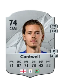 Todd Cantwell Rare 74 Overall Rating