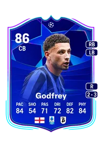 Ben Godfrey UCL Road to the Knockouts 86 Overall Rating