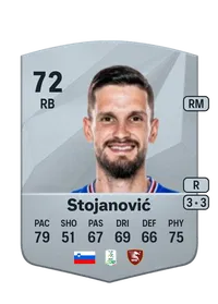 Petar Stojanović Common 72 Overall Rating