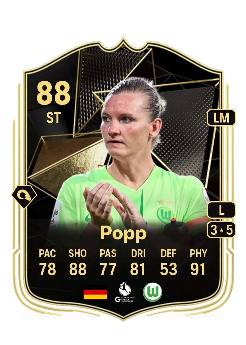 Alexandra Popp Team of the Week 88 Overall Rating