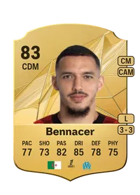 Ismaël Bennacer Rare 83 Overall Rating