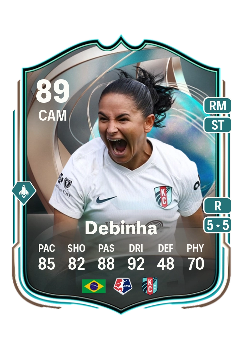 Debinha Globetrotters 89 Overall Rating
