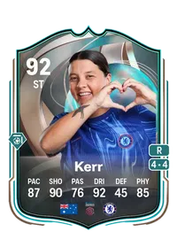 Sam Kerr Globetrotters 92 Overall Rating