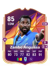 André-Franck Zambo Anguissa Track Stars 85 Overall Rating