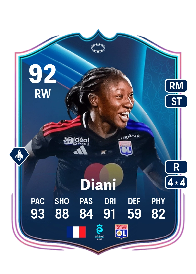 Kadidiatou Diani UWCL Road to the Knockouts 92 Overall Rating