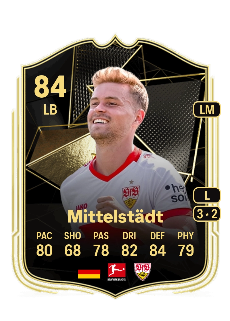 Maximilian Mittelstädt Team of the Week 84 Overall Rating