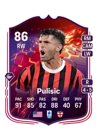 Christian Pulisic Trailblazers 86 Overall Rating