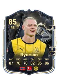 Julian Ryerson Thunderstruck 85 Overall Rating