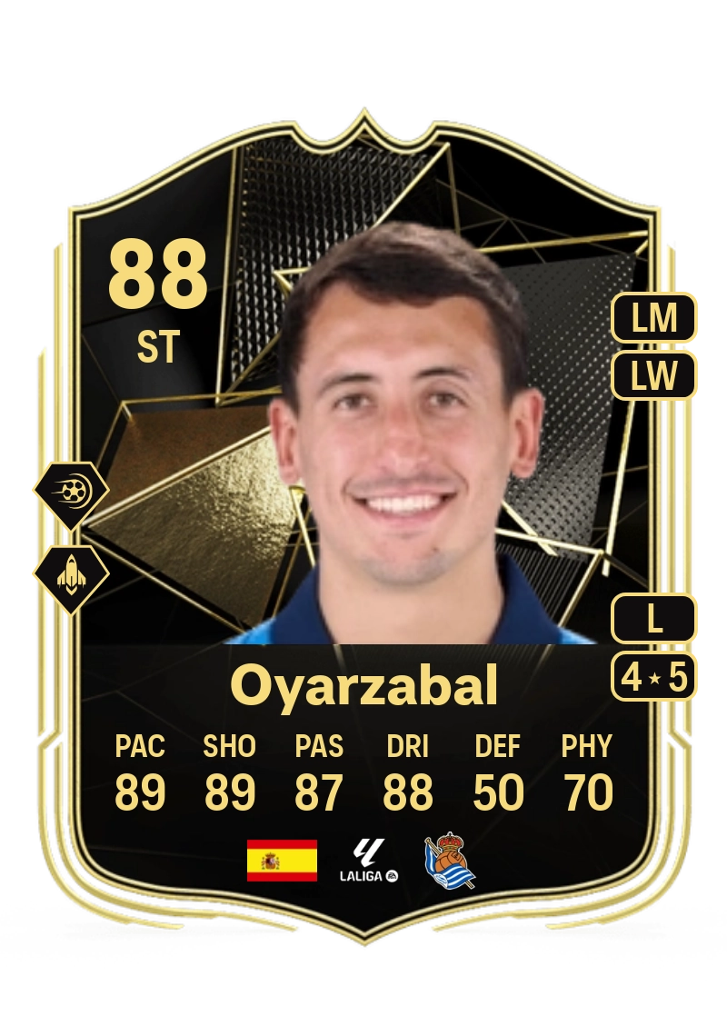 Oyarzabal Team of the Week 88 Overall Rating