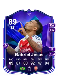 Gabriel Jesus FC Pro Live 89 Overall Rating