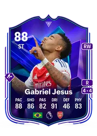 Gabriel Jesus FC Pro Live 88 Overall Rating