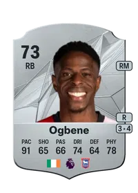 Chiedozie Ogbene Rare 73 Overall Rating