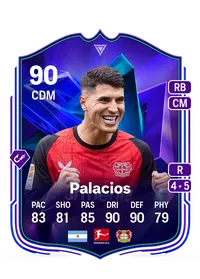 Exequiel Palacios FC Pro Live 90 Overall Rating