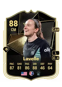 Rose Lavelle Team of the Week 88 Overall Rating