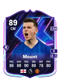 Mason Mount Flashback Player 89 Overall Rating