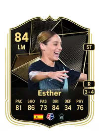 Esther Team of the Week 84 Overall Rating