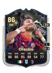 Riccardo Orsolini Thunderstruck 86 Overall Rating