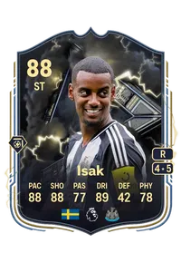 Alexander Isak Thunderstruck 88 Overall Rating