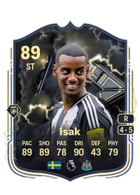 Alexander Isak Thunderstruck 89 Overall Rating