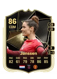 Dominique Janssen Team of the Week 86 Overall Rating