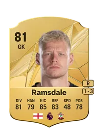 Aaron Ramsdale Rare 81 Overall Rating