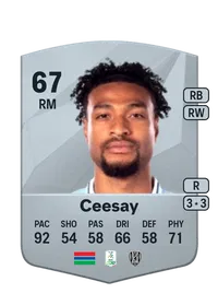 Joseph Ceesay Common 67 Overall Rating