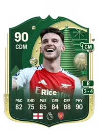 Declan Rice Winter Wildcards 90 Overall Rating