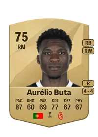 Aurélio Buta Common 75 Overall Rating