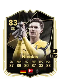 Moritz Nicolas Team of the Week 83 Overall Rating