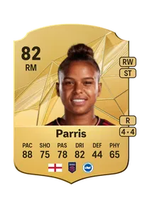 Nikita Parris Rare 82 Overall Rating