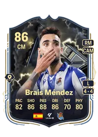 Brais Méndez Thunderstruck 86 Overall Rating