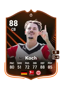 Robin Koch UEL Road to the Knockouts 88 Overall Rating