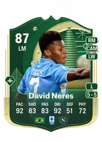 David Neres Winter Wildcards 87 Overall Rating