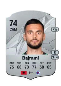 Nedim Bajrami Rare 74 Overall Rating