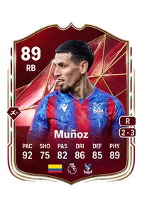 Daniel Muñoz Winter Champions 89 Overall Rating