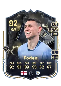 Phil Foden Thunderstruck 92 Overall Rating