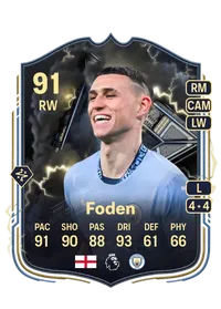 Phil Foden Thunderstruck 91 Overall Rating