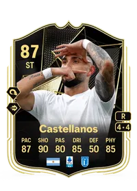 Valentin Castellanos Team of the Week 87 Overall Rating