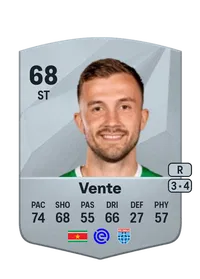 Dylan Vente Common 68 Overall Rating