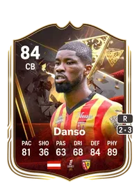 Kevin Danso Centurions 84 Overall Rating