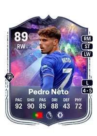 Pedro Neto NumeroFUT 89 Overall Rating