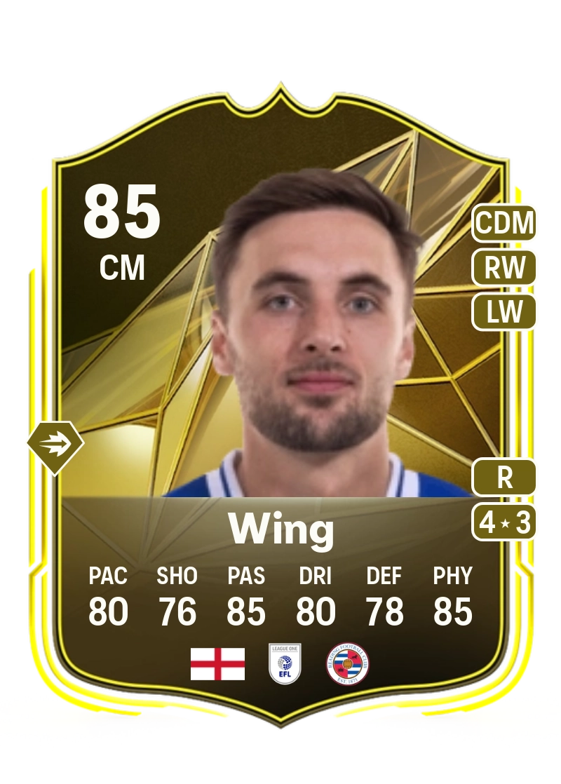 Lewis Wing Squad Battles Mastery 85 Overall Rating