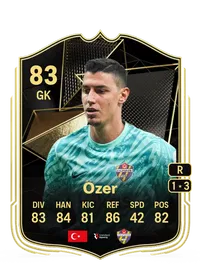 Berke Özer Team of the Week 83 Overall Rating